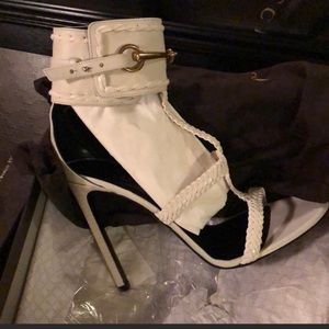 New Gucci White heels…PRICE IS FIRM